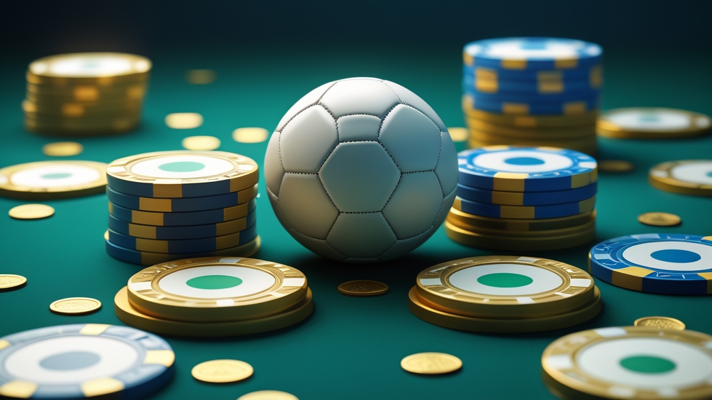 football betting strategy with chips and ball